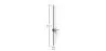 Lampa ścienna - Metalowy pręt - LED 100cm - Hernel image 7