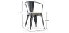 Zestaw stół i 4 krzesła z podłokietnikami Design przemysłowy - New Edition - Bistrot Stylix image 7
