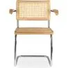 Krzesło do jadalni z podłokietnikami - Vintage Design - Drewno i Rattan - Bruna image 7