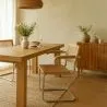 Krzesło do jadalni z podłokietnikami - Vintage Design - Drewno i Rattan - Bruna image 7