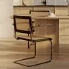 Krzesło do jadalni z podłokietnikami - Vintage - drewno i rattan - Bastral image 7
