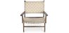 Fotel Salonowy z Podłokietnikami - Fotel Boho Bali Design - Drewno i Len - Recia image 7