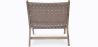 Fotel Salonowy - Fotel Boho Bali Design - Drewno i Skóra - Recia image 7