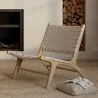 Fotel Salonowy - Ręcznie Wykonany Fotel Boho Bali - Drewno i Sznurek - Recia image 7