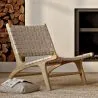 Fotel Salonowy - Ręcznie Wykonany Fotel Boho Bali - Drewno i Sznurek - Recia image 7