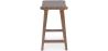 Stołek barowy drewniany - Boho Bali Design - skóra - Recia image 7