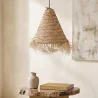 Lampa sufitowa z trawy morskiej - Lampa wisząca w stylu boho Bali - Pitse image 7