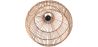 Lampa sufitowa z rattanu - lampa wisząca w stylu boho Bali - Elan image 7