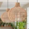Lampa sufitowa z rattanu - lampa wisząca w stylu boho Bali - Elan image 7