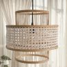 Lampa sufitowa z rattanu - Lampa wisząca w stylu boho Bali - Yei image 7