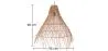 Lampa sufitowa z rattanu - lampa wisząca w stylu boho Bali - Trui image 7
