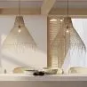 Lampa sufitowa z rattanu - lampa wisząca w stylu boho Bali - Trui image 7