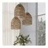 Lampa sufitowa z rattanu - lampa wisząca w stylu boho Bali - Dina image 7
