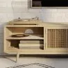 Drewniany stojak na telewizor - naturalne drewno - Boho Bali Design - Treys image 7
