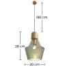 Lampa wisząca - Nowoczesny styl kryształowy - Hewl image 7