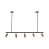 Lampa Szynowa sufitowa - 5 Regulowanych Złotych Reflektorów - 110CM image 7