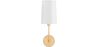 Lampa Ścienna - Złota z Abażurem z Tkaniny - Miu image 7