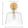 Lampa Ścienna - Złoty Metal i Kryształ - Sabela image 7