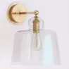 Lampa Ścienna - Złoty Metal i Kryształ - Sabela image 7