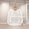 Lampa sufitowa - Lampa wisząca - Kryształ i metal - Amaia image 7