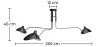 Lampa sufitowa - Flexo Lamp - 3 ramiona - George image 7