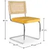 Stół do jadalni 150cm i 6 krzeseł rattanowych - Aksamitna tapicerka - Martha image 7