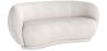 Sofa zakrzywiona 3-osobowa w tkaninie bouclé - Curvy image 7