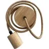 Podwieszany Kabel do Lampy z Dziewięciostopniowego I Drewna - 200 cm - Hanz image 7