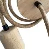 Podwieszany Kabel do Lampy z Dziewięciostopniowego I Drewna - 200 cm - Hanz image 7