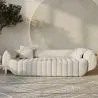 Sofa obita tkaniną bouclé - 3/4 miejsca siedzące - Caden image 7