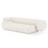 Sofa obita tkaniną bouclé - 3/4 miejsca siedzące - Caden image 7
