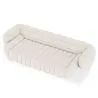Sofa obita tkaniną bouclé - 3/4 miejsca siedzące - Caden image 7