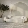 Sofa obita tkaniną bouclé - 4/5 miejsc siedzących - Caden image 7