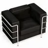 Fotel w stylu designerskim - Obity ekoskórą - Lecur image 7