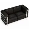 Sofa dwuosobowa - Obita eko-skórą - Lecur image 7