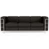 Sofa trzyosobowa - Obita eko-skórą - Lecur image 7