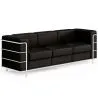 Sofa trzyosobowa - Obita eko-skórą - Lecur image 7