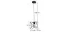 Lampa sufitowa - Lampa wisząca w stylu industrialnym - Bon image 7