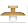 Lampa sufitowa - Plafon z Drewna - Richmon image 7