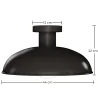 Lampa Sufitowa - Czarna Oprawa Sufitowa - Gubi image 7