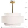 Wisząca lampa sufitowa - Abażur z materiału - Braichal image 7
