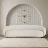 Sofa o zaokrąglonym kształcie, obita tkaniną bouclé - 3/4 miejsca siedzące - Souta image 7