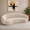 Zakrzywiona sofa z aksamitu - 3/4 miejsca siedzące - Souta image 7