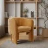 Fotel obity aksamitem - Callum image 7