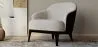 Fotel obity aksamitem - Luc image 7