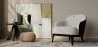 Fotel obity aksamitem - Luc image 7
