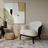 Fotel obity aksamitem - Luc image 7