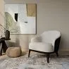 Fotel obity aksamitem - Luc image 7