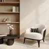 Fotel obity tkaniną bouclé - Luc image 7