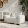 Fotel - Tapicerowany tkaniną Bouclé - Wers image 7